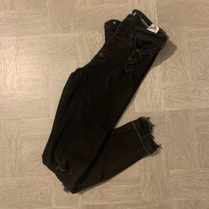 ripped black pants